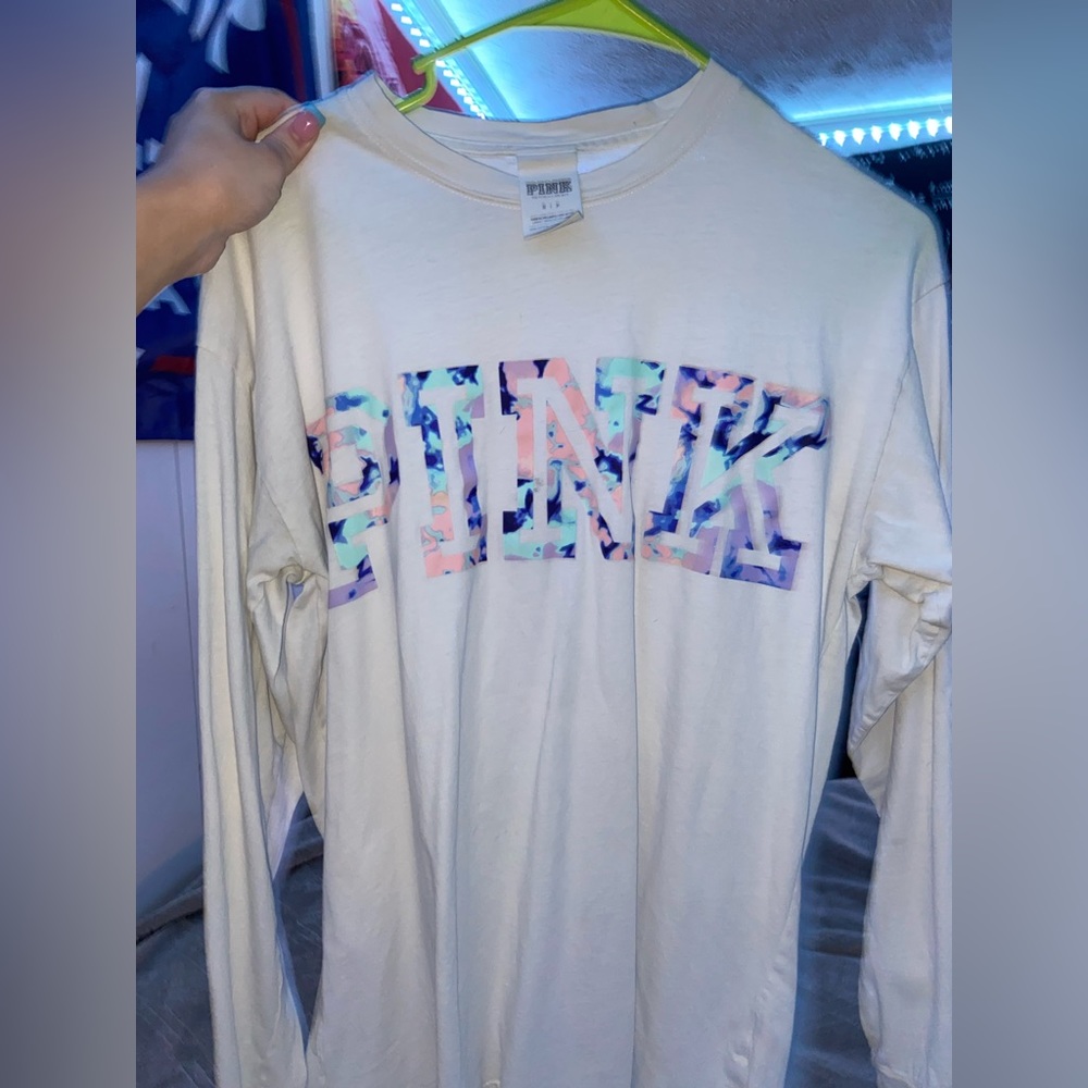 PINK long sleeve tee